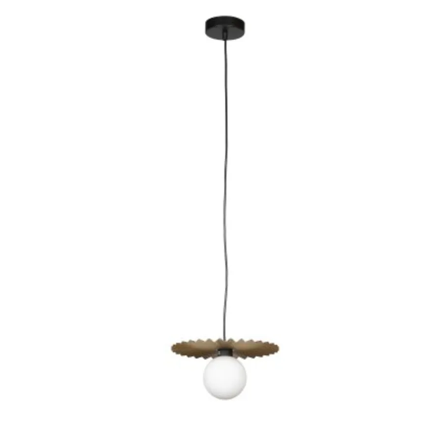 Gold Nora Living Volant Pendant Light (G9) Small