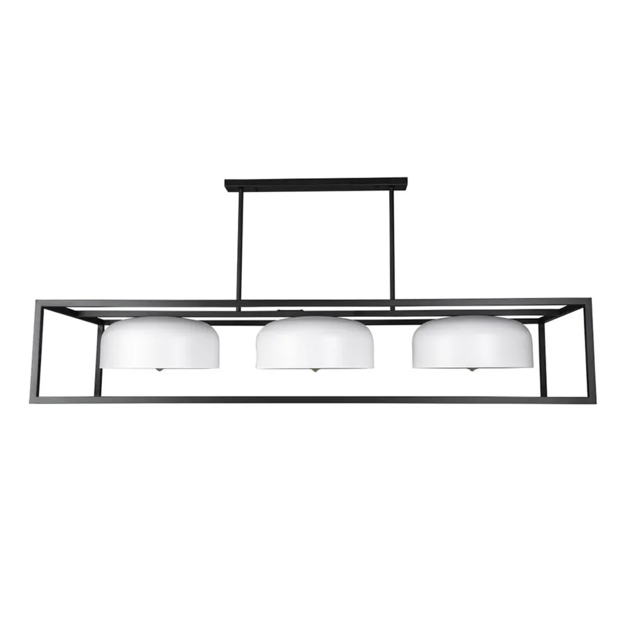 Nora Living Lusso 3 Light Pendant (E27) White
