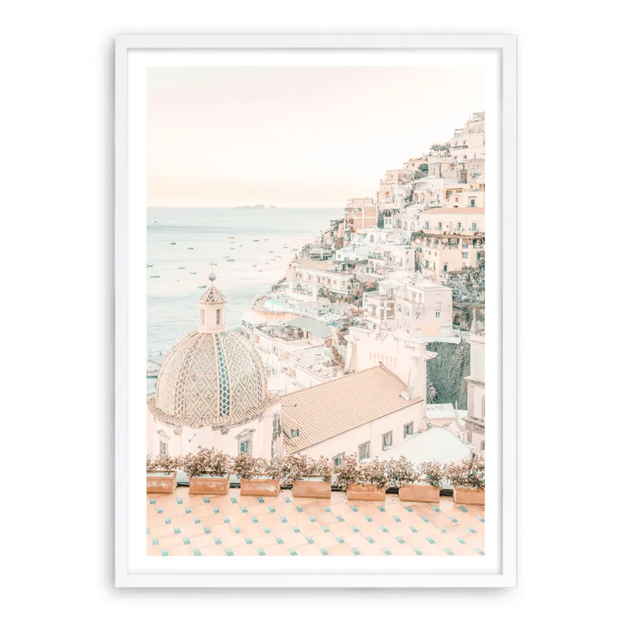 Positano Sunset I Photo Art Print