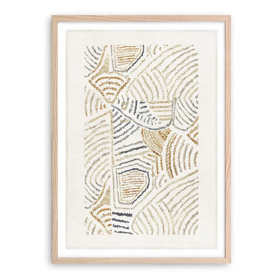 Dreamy Geo II Art Print