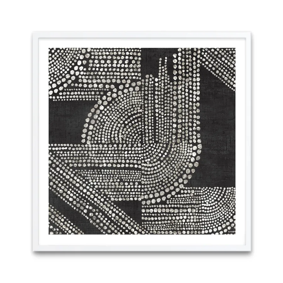 Pearl Dots I (Square) Art Print