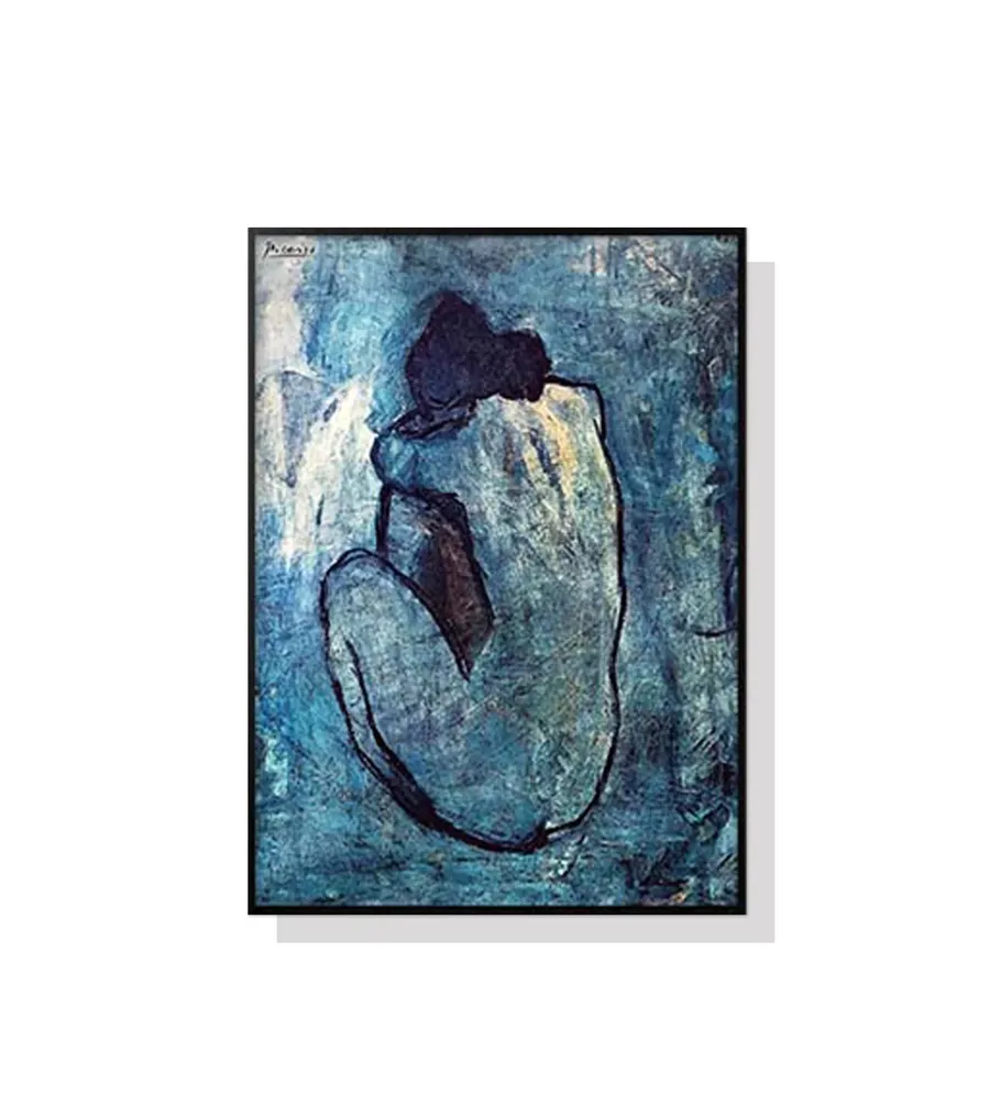 Blue Nude by Pablo Picasso Wall Art Canvas 3 sizes available 70cm x 50cm