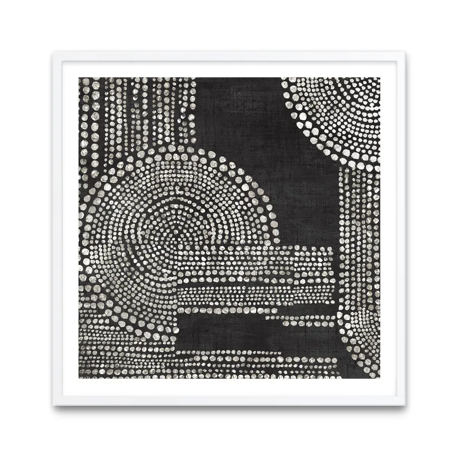 Pearl Dots II (Square) Art Print