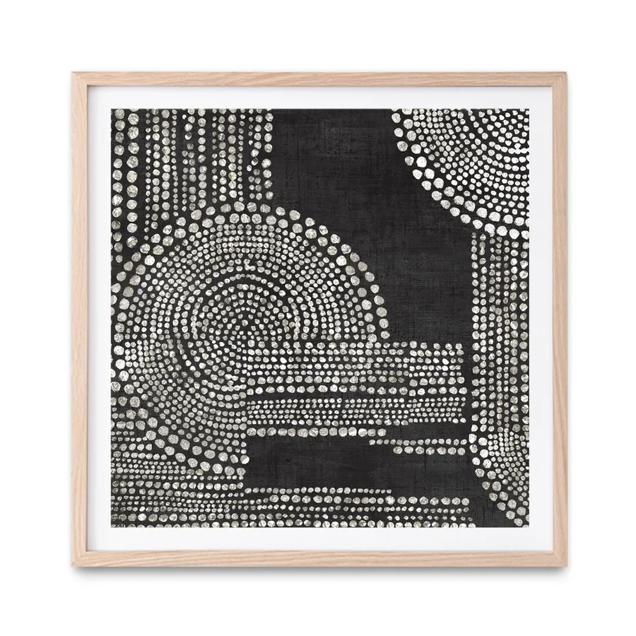 Pearl Dots II (Square) Art Print