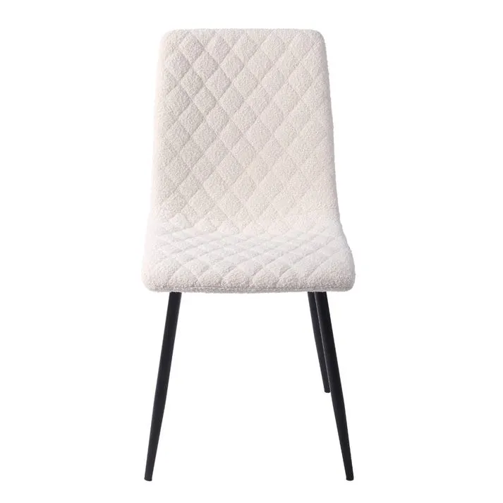 Booker Dining Chair Boucle Ivory