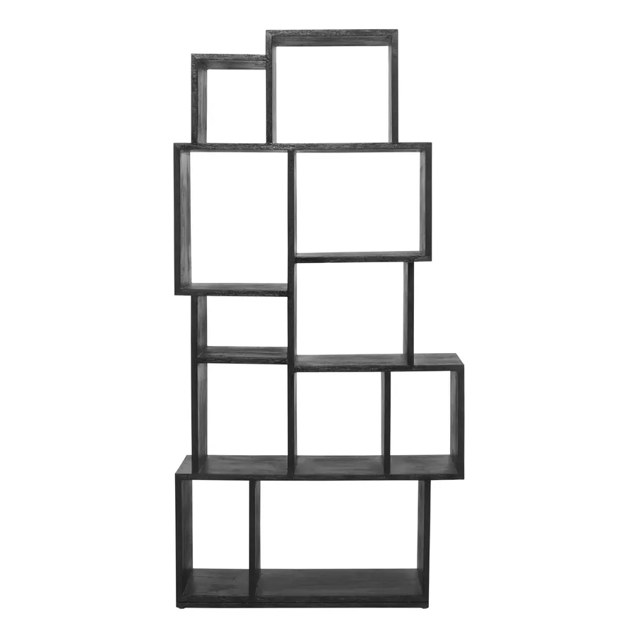 Porto Small Bookcase 86cm in Black