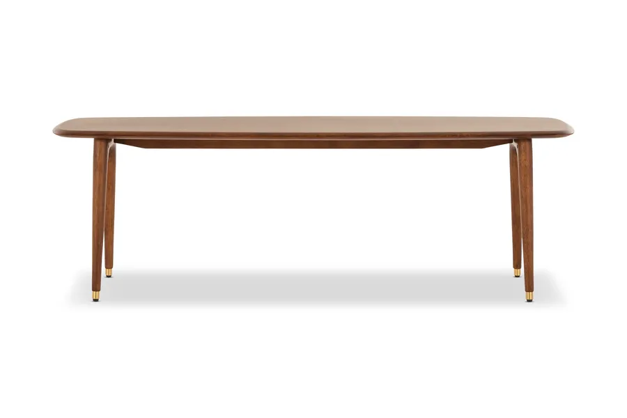 Manhattan Mid Century Bench, Brown, by Lounge Lovers
