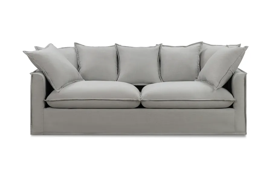 Venice Coastal 3 Seat Sofa, Grey, by Lounge Lovers