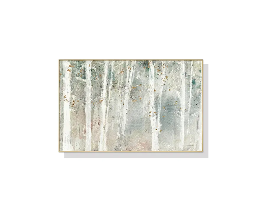 Woodland Painting Style Wall Art Canvas 3 sizes available 50cm x 70cm