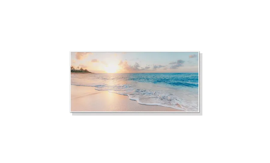 Beach Sunset Wall Art Canvas 3 sizes available 40cm x 80cm