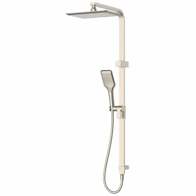 Sigma Dual Shower | Made From PVC/Brass/ABS In Brushed Nickel By Raymor