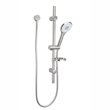 Winton Rail Shower | Made From PVC/Brass/ABS In Brushed Nickel By Raymor