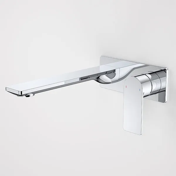 Caroma Urbane II 220mm Lead Free Wall Basin/Bath Mixer Rectangle Chrome