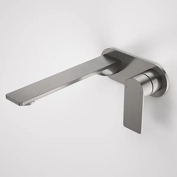 Caroma Urbane II 220mm Lead Free Wall Basin/Bath Mixer Round Gunmetal