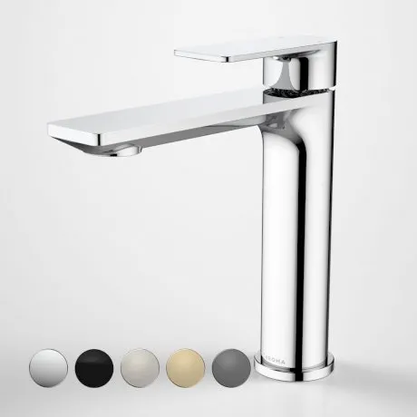 Caroma Urbane II Lead Free Mid Tower Basin Mixer Chrome
