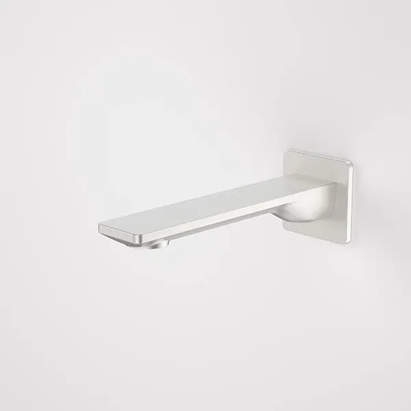 Caroma Urbane II Low Lead Square 180mm Basin/Bath Outlet Brushed Nickel