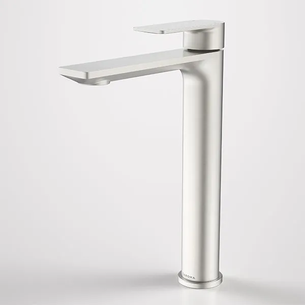 Caroma Urbane II Lead Free Tower Basin Mixer Brushed Nickel