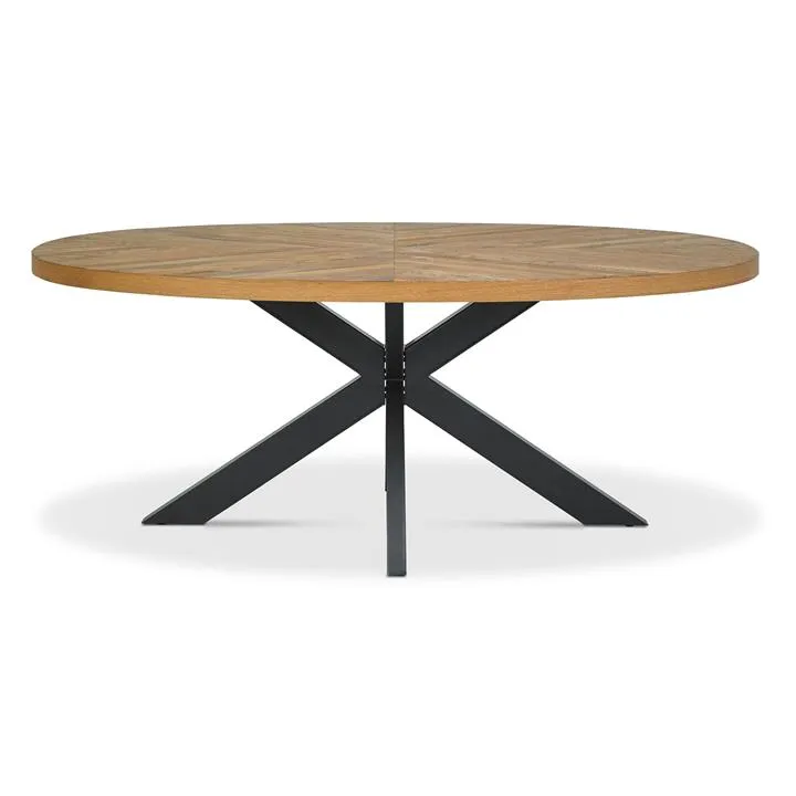 Tammi 6 Seater Dining Table - European Knotty Oak by Interior Secrets - AfterPay Available