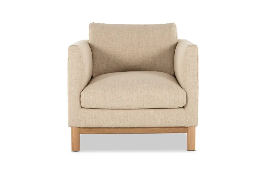 Stella Modern Armchair, Luxurious Deep-Seated Design, Premium Linen, by Lounge Lovers