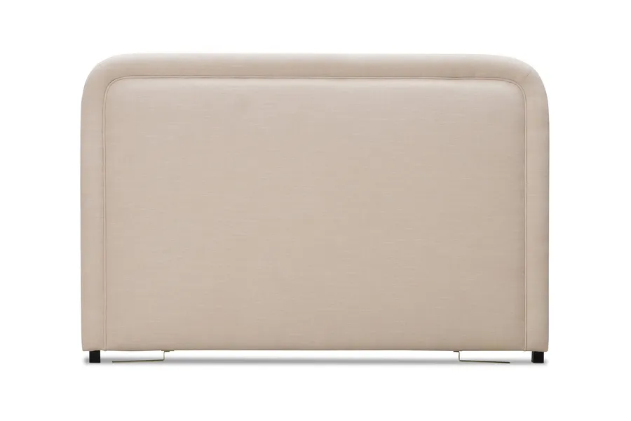Serenity King Headboard Bed Head, Beige, by Lounge Lovers