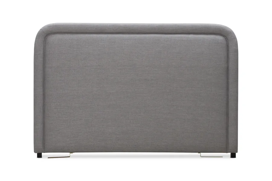 Serenity King Headboard Bed Head, Grey, by Lounge Lovers