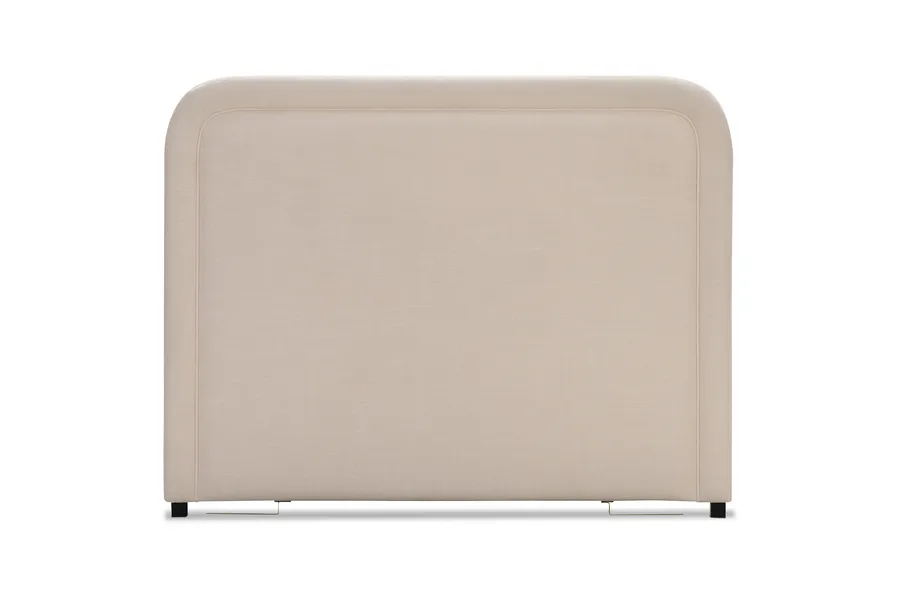 Serenity Queen Headboard Bed Head, Beige, by Lounge Lovers