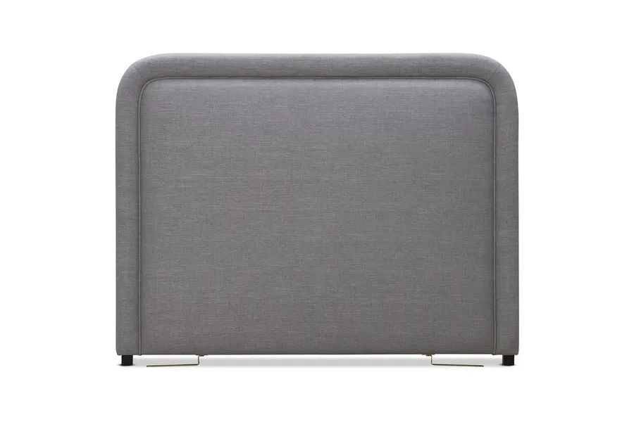 Serenity Queen Headboard Bed Head, Grey, by Lounge Lovers