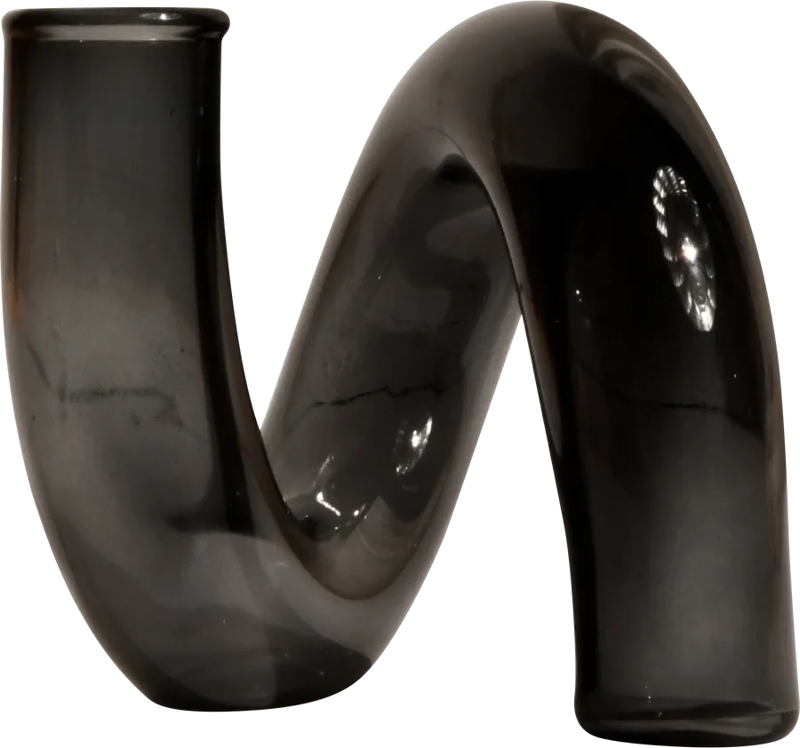 Wander Charcoal Glass Vessel