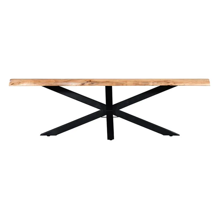 Madras Live Edge Solid Acacia Wood Coffee Table