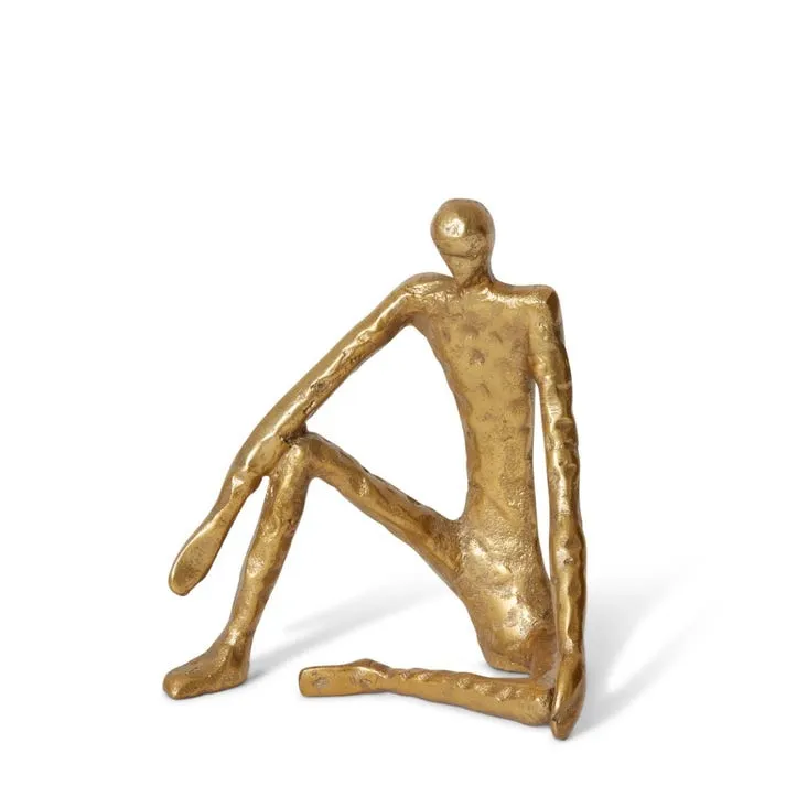 Man Sitting Scuplture - 20 x 13 x 23cm