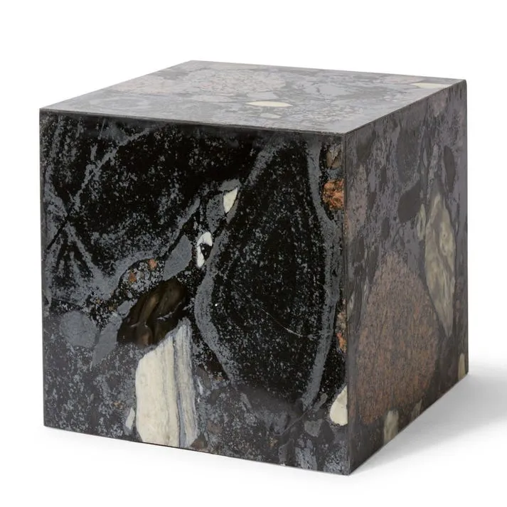 Felix  Marble Side Table - 38 x 38 x 38cm