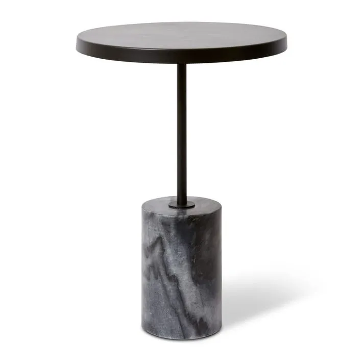 Kush Marble Side Table - 40 x 40 x 56cm