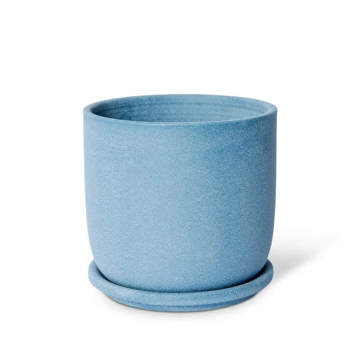 Allegra Pot w. Saucer - 15 x 15 x 15cm