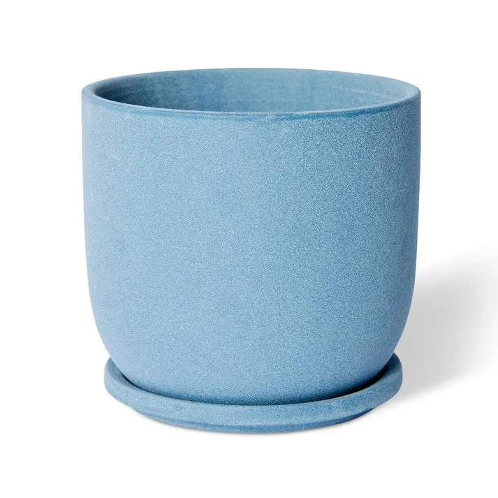 Allegra Pot w. Saucer - 19 x 19 x 18cm
