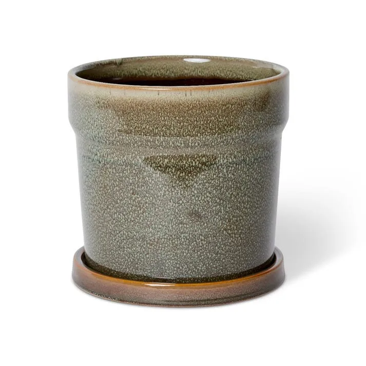 Austin Pot w. Saucer - 19 x 19 x 19cm