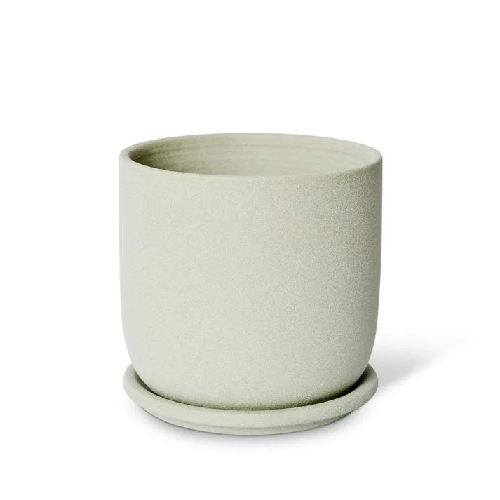 Allegra Pot w. Saucer - 15 x 15 x 15cm