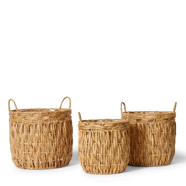 Abdalah Basket Set 3 - 33 x 33 x 38cm / 38 x 38 x 42cm / 48 x 48 x 44cm