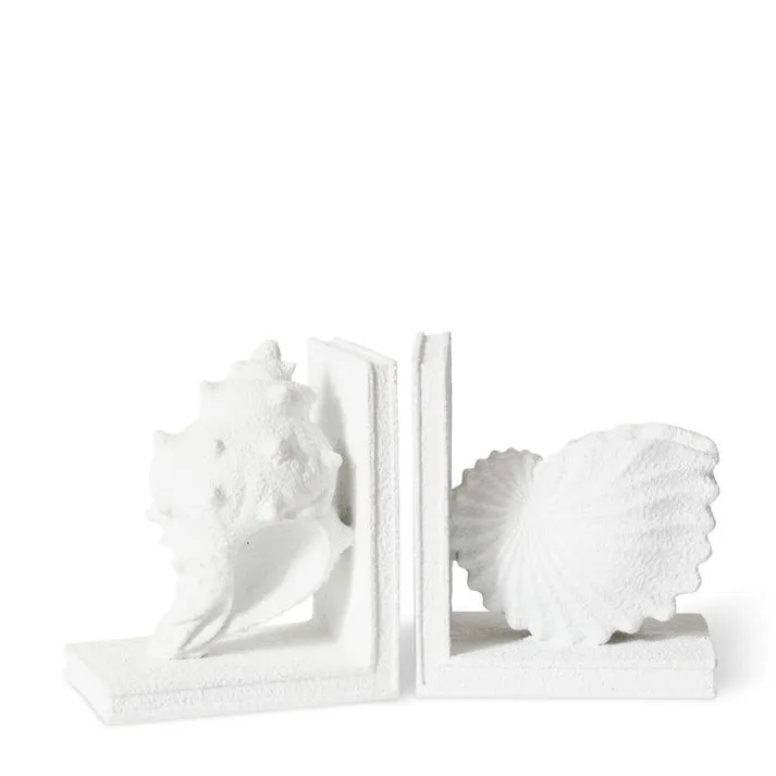 Conch Shell Bookends Set 2 - 23 x 17 x 15cm