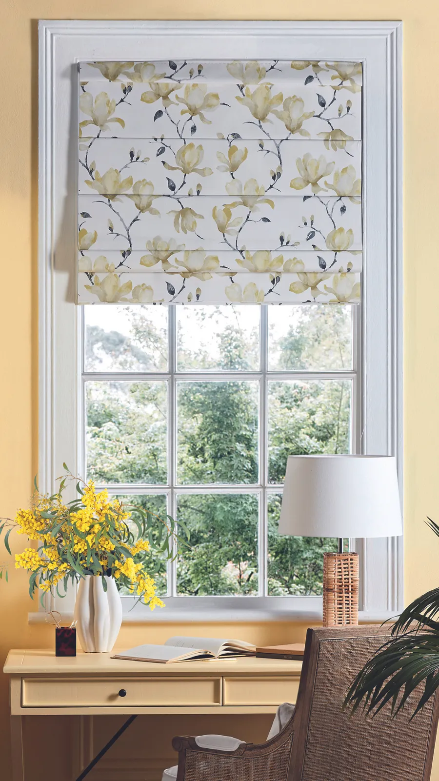 Roman Blind - Magnolia Pipin