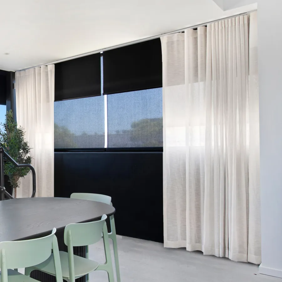 Double Roller Blind - Skye Raven