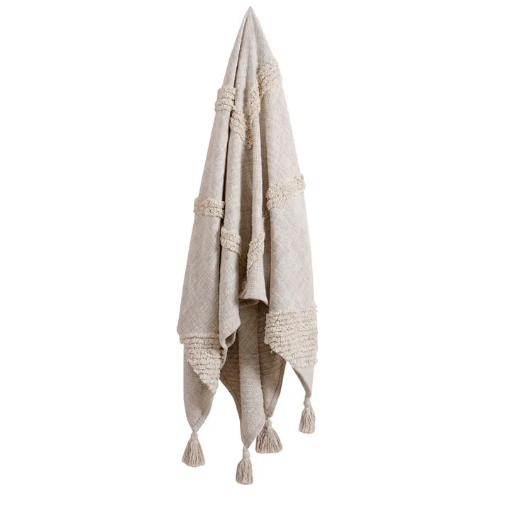 Katya Throw Natural - 150cm x 130cm