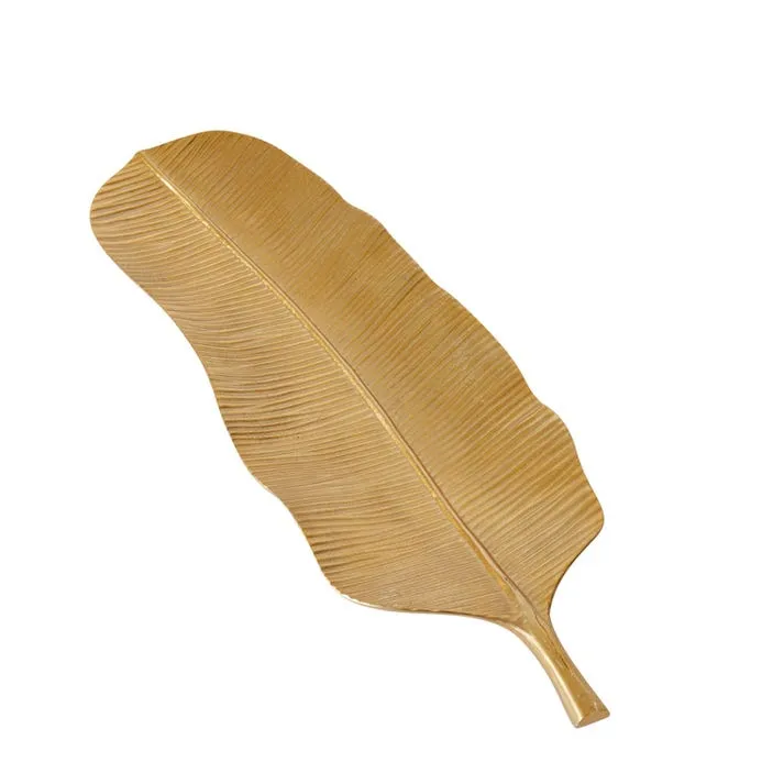 Banana Leaf Tray Gold - 61cm x 21cm