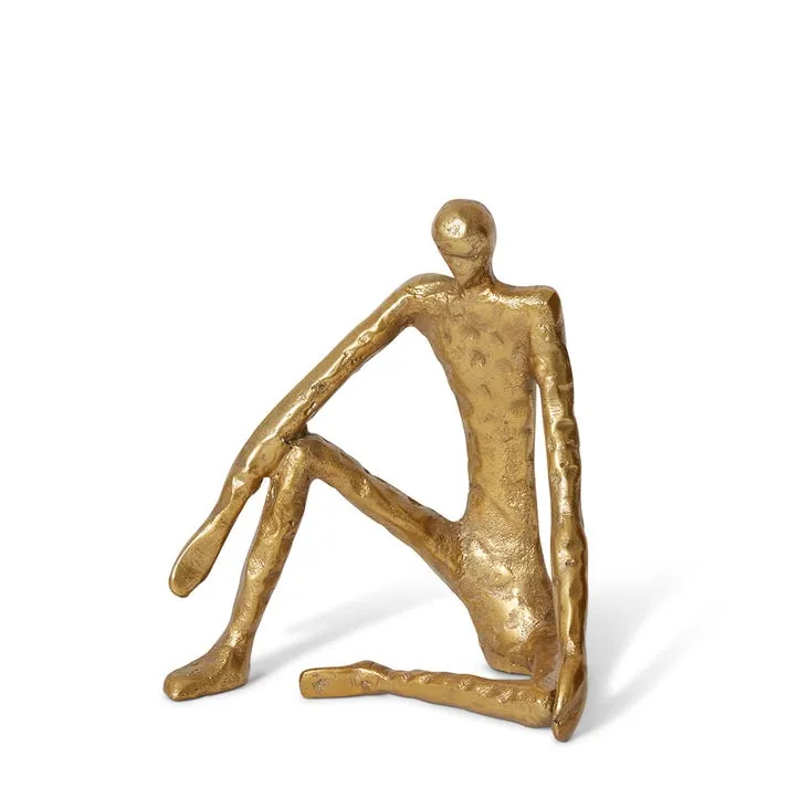 Resting Man Sculpture - 20cm x 13cm