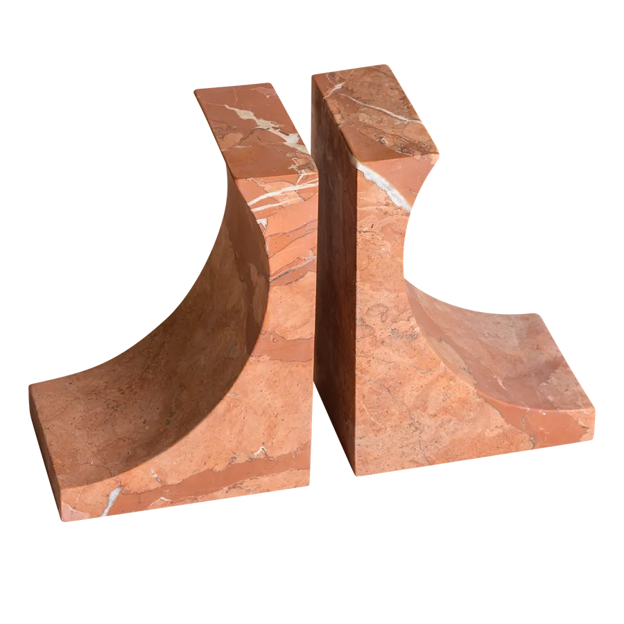 Violino Bookends in Marble - Purple Svevo