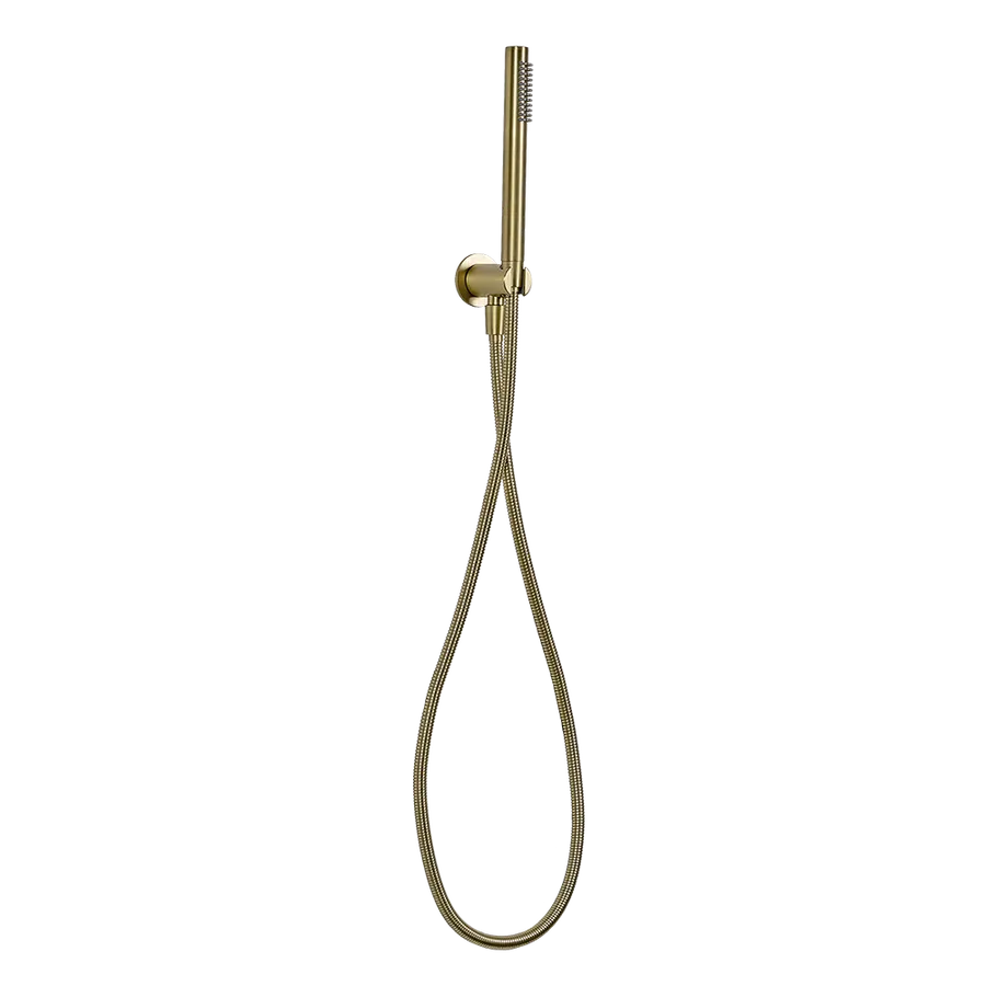 Buildmat Mira Brushed Brass Gold Hand Shower and Hose