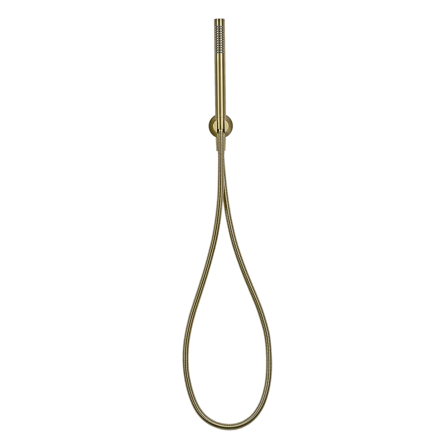 Buildmat Mira Brushed Brass Gold Hand Shower and Hose