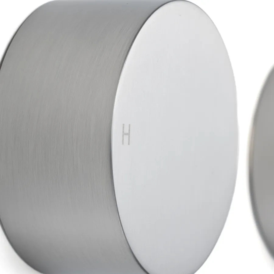 Buildmat Simon Brushed Nickel Simple Circle Handles