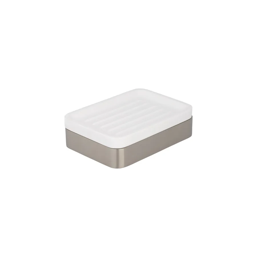 Maya Soap Dish Shelf - Brushed Nickel