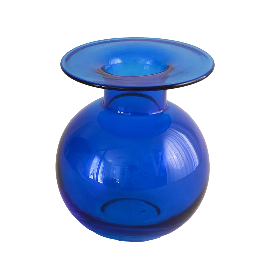Verona Blue Glass Vessel