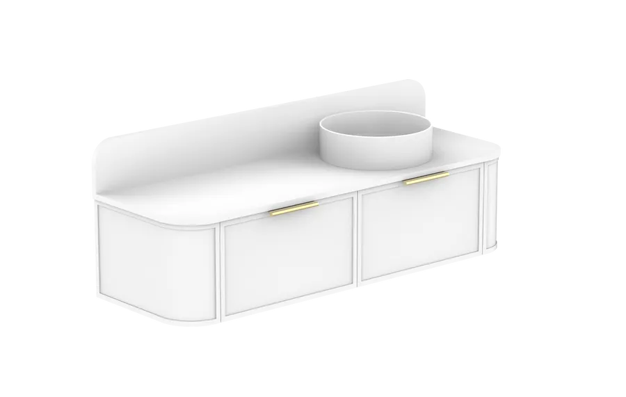 Flo 1500 Offset Bowl Vanity